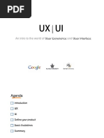 UX - UI Introduction