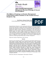 The Effect of Training on Disaster Management Preparedness Skills Among Families in the Coastal Area of Bengkulu City