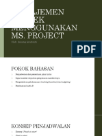 1.1. Manajemen Proyek (Ms Project)