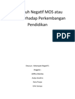 Pengaruh Negatif MOS Atau MPLS Terhadap Perkembangan Pendidikan