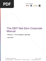 SBTis Net Zero Standard Corporate Manual