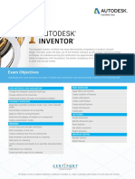 ACU Inventor Exam Objectives 0120