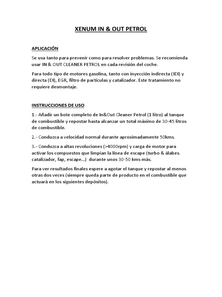 Xenum in & Out | PDF