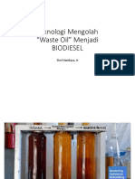 Mengolah Waste Oil Menjadi Biodiesel DEHA