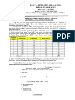 Berita Acara DPT