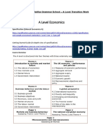 ECONOMICS A-LEVEL STUDY GUIDE