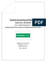 Financial Accounting and Reporting: Subject Code - MFT4CCEF02