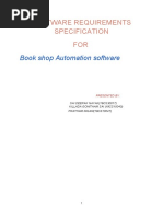 Software Requirements Specification FOR: Book Shop Automation Software