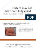 Scabies Which May Not Have Been Fully Cured: Group 1: Abad, Andrada, Arias, Bumagat, Jazmin