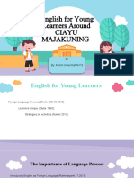 English For Young Learners Around Ciayu Majakuning: By: Amroh Umaemah M.PD by