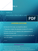 Topic 4 Education Structure in Japan