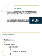 Nested Classes