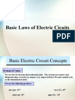 Basic Laws of Electric Cicuits