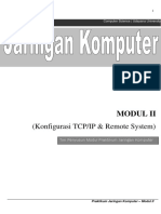 MODUL II. (Konfigurasi TCP - IP - Remote System) Tim Penyusun Modul Praktikum Jaringan Komputer. Computer Science Udayana University