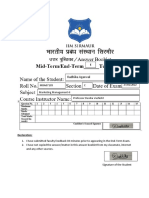 MM-II MBA07105 RadhikaAgarwal