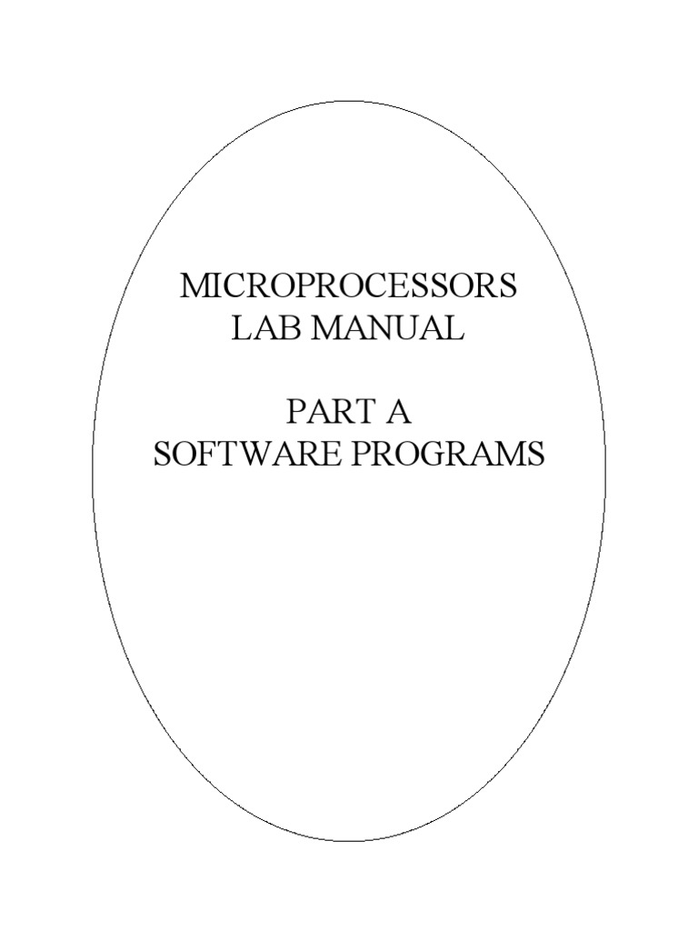 Assembly Language Programs Manual | PDF | Computer Programming ...