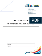 Dry Swimming and Water Safety Workbook Level 5 6 ANSWERS