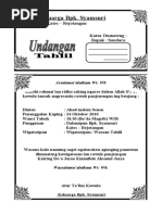 Undangan Tahlil Jawa