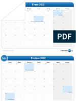 Calendario Del Mes-2022