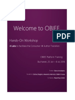 Welcome To OBIEE: Hands-On Workshop