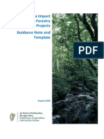 Natura Impact Statements For Forestry Projects Guidance Note and Template