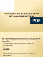 mGA SIMULAIN SA PAGSULAT NG AKDANG PAMPANITIKAN