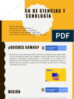 Politica de Ciencia y Tecnología