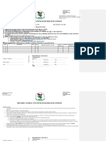 National Council For Population and Development