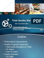 Total Quality Management: Oleh Yudi Arimba Wani