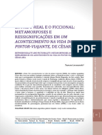 Entre O Real E O Ficcional: Metamorfoses E Ressignificaço Es em Um