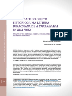 Totalidade Do Objeto Histo Rico: Uma Leitura Lukacsiana de A Emparedada