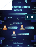 Telecommunication System: Group 9