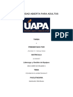 Tarea 4 Liderazgo Matricula 201904697