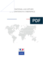 International Law Applied To Operations in Cyberspace