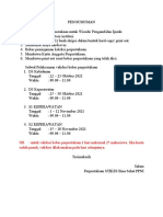 NB: Untuk Validasi Bebas Perpustakaan 1 Hari Maksimal 25 Mahasiswa. Jika Kuota Sudah Penuh, Validasi Dilaksanakan Pada Hari Selanjutnya