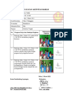 CATATAN AKTIVITAS HARIAN Tanggal 2 Moh. Fadhil