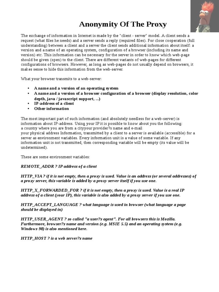 Anonymity of Proxy Learn It Inside-Out | PDF | Proxy Server | Ip Address