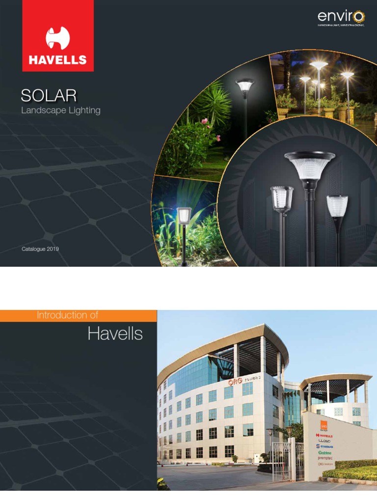 Catalogue Havells Solar Landscape Lighting PDF