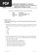 Download Soal OSN Teori 2009 by Mariano Nathanael SN56337094 doc pdf