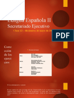 Lengua Española II: Secretariado Ejecutivo