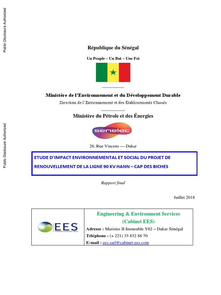 Étude d'Impact Environnemental 90 kV | PDF | Environnement naturel ...