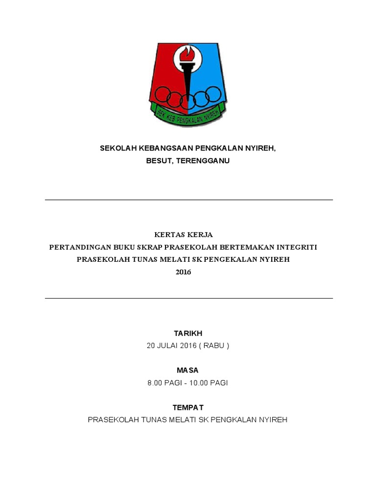 Kertas Kerja Buku Skrap Skpn 2016 Pdf