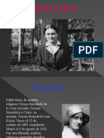Edith Stein biografía filósofa religiosa judía convertida al catolicismo mártir nazi