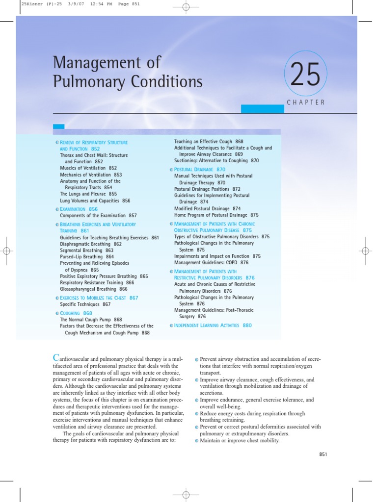 Breathing Exercises for Pulmonary Health | PDF | Respiratory Tract | Lung