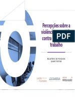 Percepções Sobre A Violência e o Assédio Contra Mulheres No Trabalho