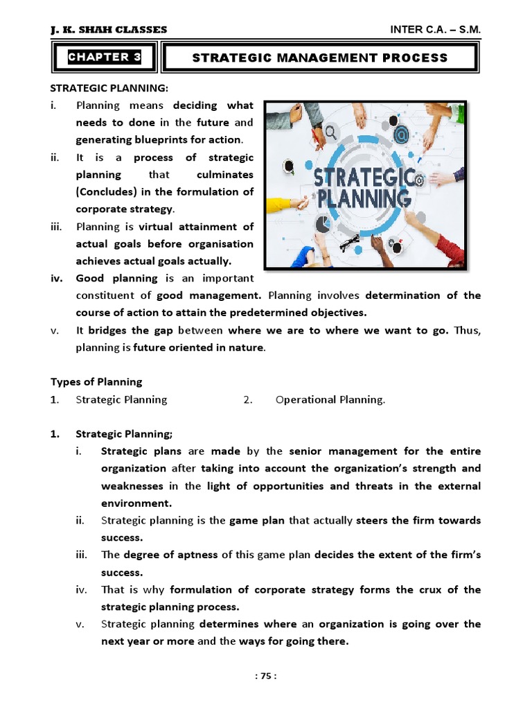 Strategic Management Overview | PDF | Strategic Management | Strategic ...