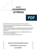 Engineering Lettering: Plate 1
