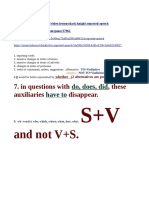 And Not V+S.: 7. in Questions With, These Auxiliaries Disappear