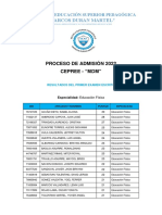 Resultado Del Examen Cepree 1