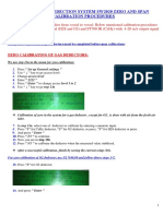 Salwico SW2020 Calibration Procedure